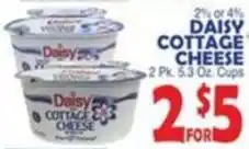 Bravo Supermarkets Daisy cottage cheese offer