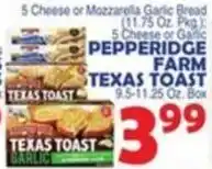 Bravo Supermarkets Pepperidge Farm Texas Toast offer