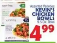 Bravo Supermarkets Kevin's chicken bowls offer