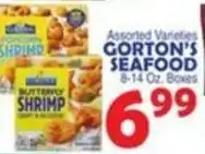 Bravo Supermarkets Gorton's seafood offer
