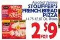 Bravo Supermarkets Stouffer's french bread pizza offer
