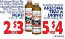 Arizona teas & drinks