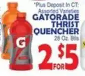 Bravo Supermarkets Gatorade Thirst Quencher offer