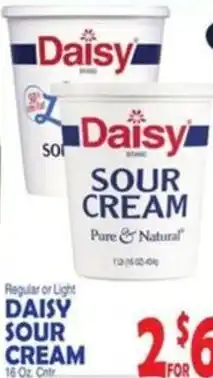 Bravo Supermarkets Daisy sour cream offer