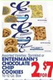 Bravo Supermarkets Entenmann's chocolate chip cookies offer