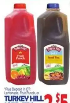 Bravo Supermarkets Turkey hill fruit punch offer