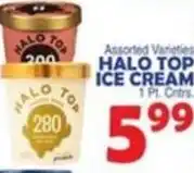 Bravo Supermarkets Halo Top Ice Cream offer