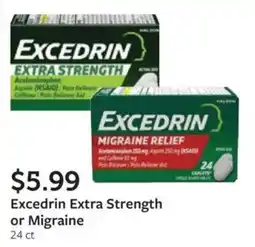 Fareway Excedrin Extra Strength or Migraine offer