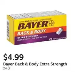 Fareway Bayer Back & Body Extra Strength offer