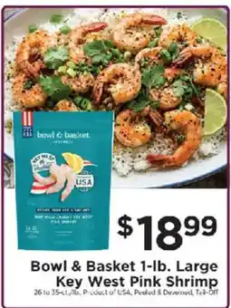 ShopRite Bowl & Basket Large Key West Pink Shrimp offer