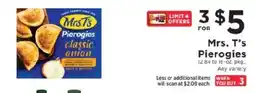 ShopRite Mrs. T's Pierogies classic onion offer