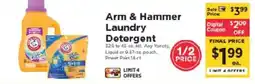 ShopRite Arm & Hammer Laundry Detergent offer