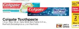 ShopRite Colgate toothpaste offer