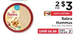 ShopRite Sabra Hummus offer