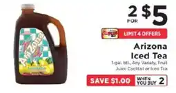 ShopRite Arizona Iced Tea offer