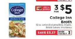 ShopRite College Inn Broth offer