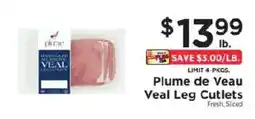 ShopRite Plume de Veau Veal Leg Cutlets offer