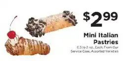 ShopRite Mini Italian Pastries offer