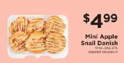 ShopRite Mini Apple Snail Danish offer