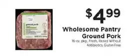 ShopRite Wholesome Pantry Ground Pork offer