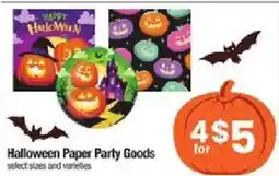 Star Market Halloween Paper Party Goods offer