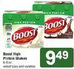 Star Market Boost High Protein Shakes offer
