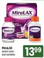 Star Market Miralax select sizes and varieties offer