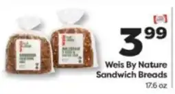Weis Markets Weis By Nature Sandwich Breads offer