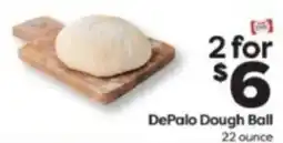 Weis Markets Depalo Dough Ball offer