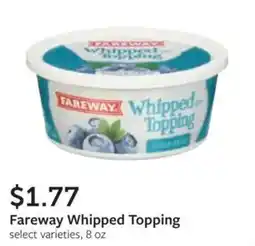 Fareway Fareway Whipped Topping offer
