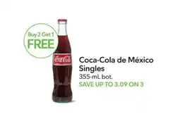 Publix Coca-Cola de Mexico Singles offer