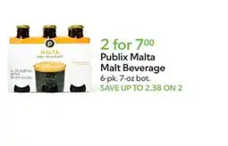 Publix Publix Malta Malt Beverage offer
