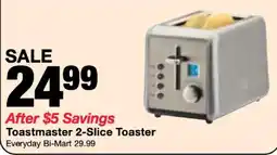 Bi-Mart Toastmaster 2-Slice Toaster offer