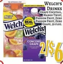 Trade Fair Supermarket Welch's drinks offer