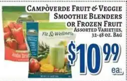 Trade Fair Supermarket Campoverde fruit & veggie smoothie blenders offer