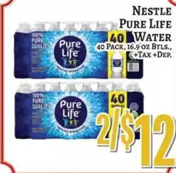 Trade Fair Supermarket Nestle pure life water offer