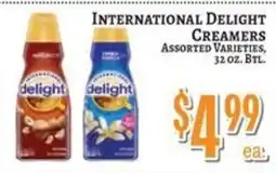 Trade Fair Supermarket International Delight Creamers offer