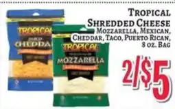 Trade Fair Supermarket Tropical shredded cheese offer