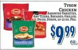 Trade Fair Supermarket Tyson chicken assorted varieties offer