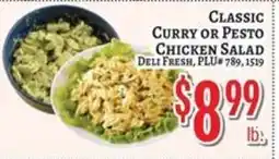 Trade Fair Supermarket Deli Fresh classic curry or pesto chicken salad offer