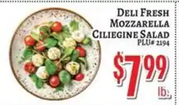 Trade Fair Supermarket Deli Fresh Mozzarella Ciliegine Salad offer