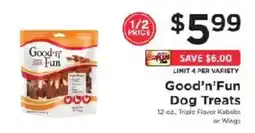 ShopRite Good'n'Fun Dog Treats offer