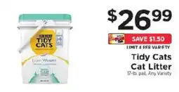ShopRite Tidy Cats Cat Litter offer