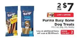 ShopRite Purina Busy Bone Dog Treats offer