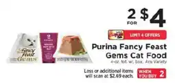 ShopRite Purina Fancy Feast Gems Cat Food offer
