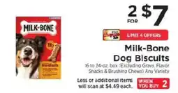 ShopRite Milk-Bone Dog Biscuits offer