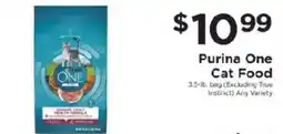 ShopRite Purina One Cat Food offer