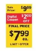 ShopRite Digital Coupon offer