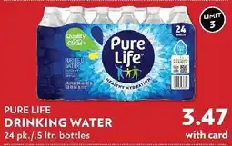 Reasors Pure Life drinking water offer