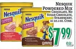 Trade Fair Supermarket Nesquik powdered mix chocolate offer